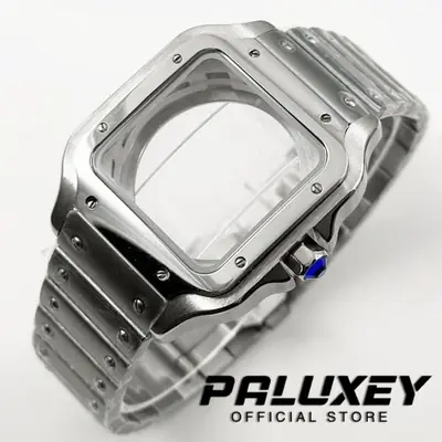 Image de Boîtier Montre Carré 38mm NH35 - Acier Inoxydable 316L