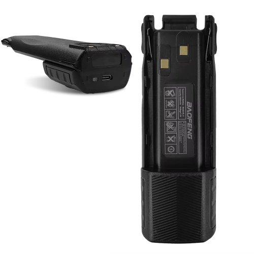 Image de Chargeur Rechargeable Type-C pour Baofeng UV-82 - Batterie Li-ion 2800/3800mAh