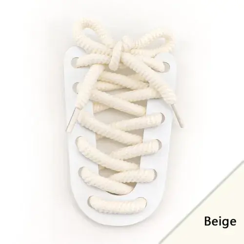 Image de Lacets Ronds Épais 8mm - Idéaux pour Baskets & Bottes