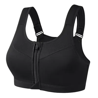 Image de Soutien-gorge de sport à fermeture éclair - Push-up anti-choc