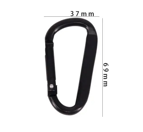 Image de Mousqueton Aluminium 7cm - Clip de Porte-Clés Résistant