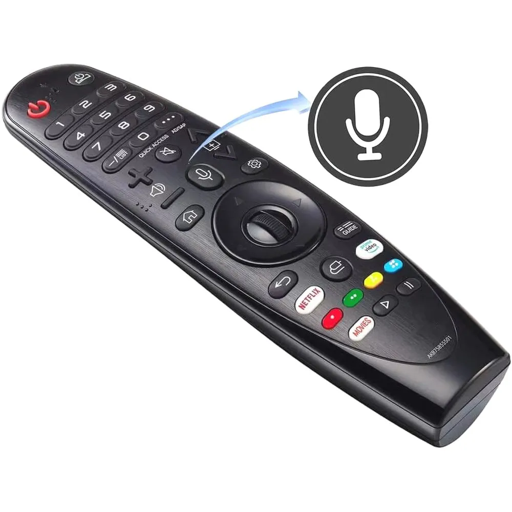 Image of Universal Magic Remote Control for LG Smart TV – Compatible with Models AKB75855501, AN-MR18BA, AN-MR19BA, MR20GA, AN-MR650A – Voice Command & Cursor Navigation