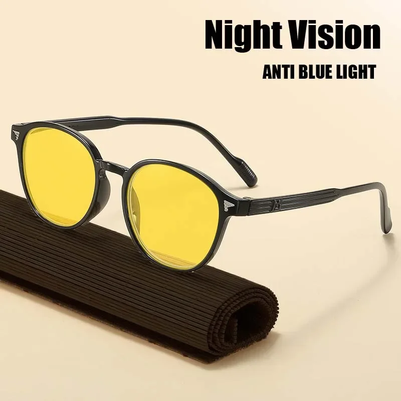 Imagen de Gafas de Visión Nocturna con Lentes Amarillas - Protección Ocular para Conducir
