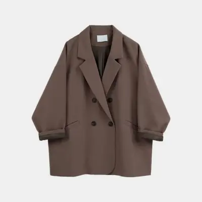 Blazer Oversize - Style Coréen Chic & Décontracté