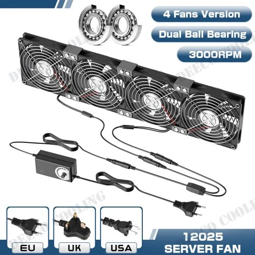 4 ventiladores doble bola
