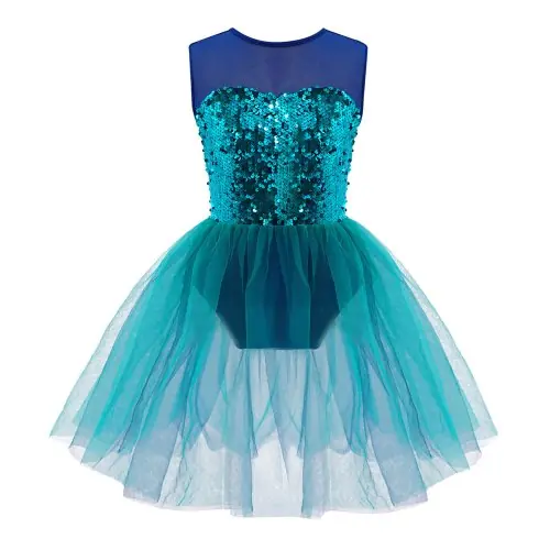 Image de Robe de Ballet Pailletée pour Filles - Tutu Élégant & Brillant
