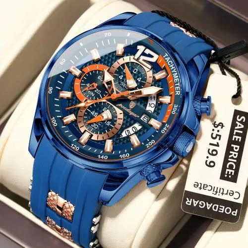 Image de Montre Homme Militaire Chronographe Lumineuse