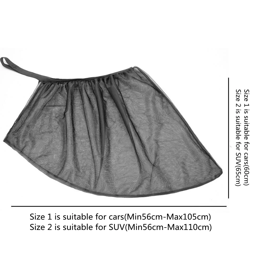 Immagine di Tende Parasole per Auto Universali per Finestrini Laterali, Tende Suv con Protezione Repellente contro le Zanzare, Rete Parasole per Veicoli, Accessori Auto per Protezione Solare e Insetti