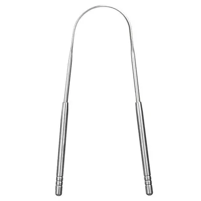 Image de Nettoyeur de Langue Acier Inoxydable - Haleine Fraîche & Hygiène Optimale