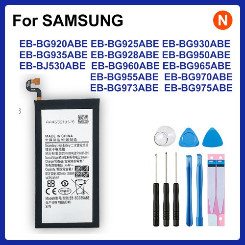 Image of High-Capacity Replacement Battery for Samsung Galaxy S6 Edge Plus, S7 Edge, S8 Plus, S9 Plus, S10, S10e, S10 Plus, J5 Pro, J7 Pro – Premium Performance & Long-Lasting Power