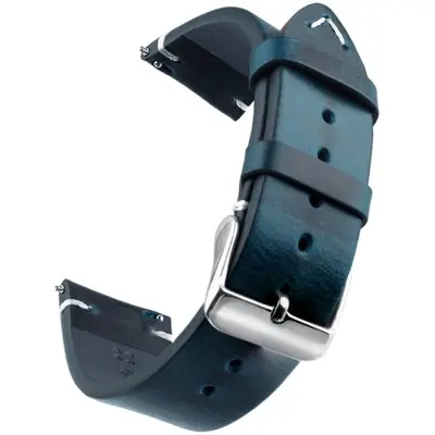 Image de Bracelet Montre Cuir Véritable - 18 à 24mm