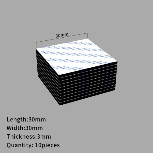 Vierkant 30X30mm 10pcs