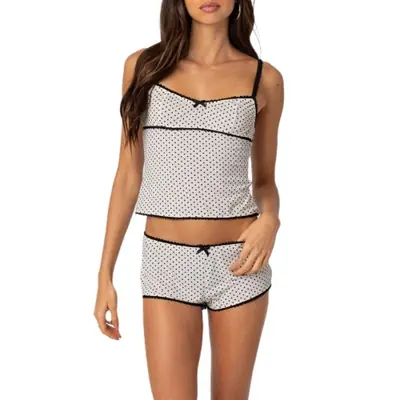 Image de Pyjama Vintage 2 Pièces Femme - Style Y2K & Streetwear