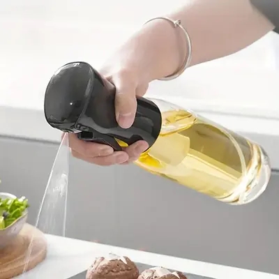 Image de Pulvérisateur d'huile d'olive 200-500ml - Pratique & Hygiénique