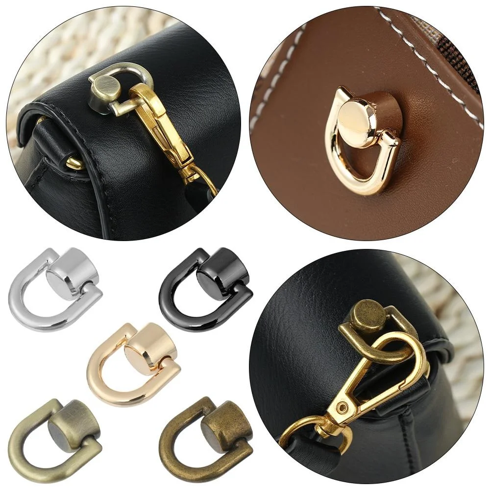 Bild von Handgefertigte Metallnieten und Schnallen für Lederhandtaschen – Robuste Hardware für Taschen, Gürtel und Gepäckzubehör