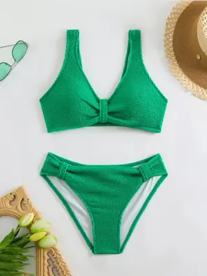 Image de Maillot de Bain 2 Pièces Taille Haute - Été 2025