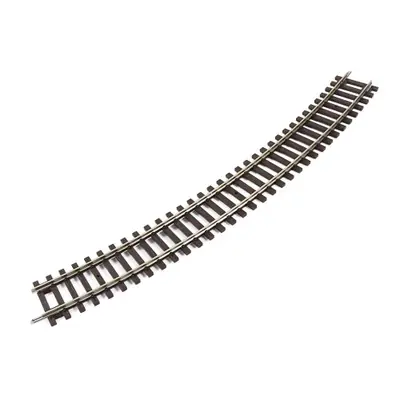 Image de Train Miniature HO Échelle 1:87 - Piste Droite & Courbe en Cuivre