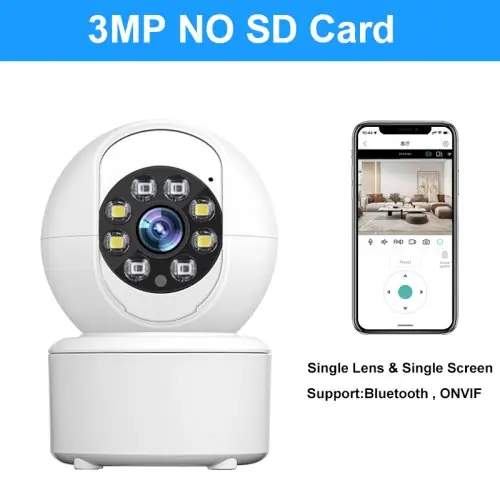 Image de Caméra de Surveillance WiFi 3MP avec Suivi Automatique