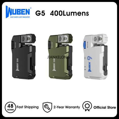 Immagine di Torcia LED Ricaricabile Wuben G5 Mini - 400 Lumen con Luce RGB