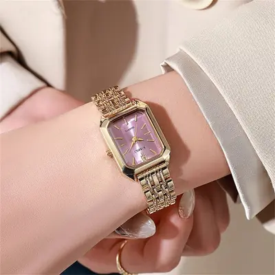 Image de Montre Femme Luxe Acier Inoxydable - Élégance & Précision