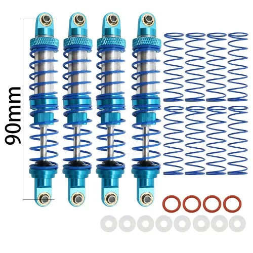 4PCS blauw 90mm