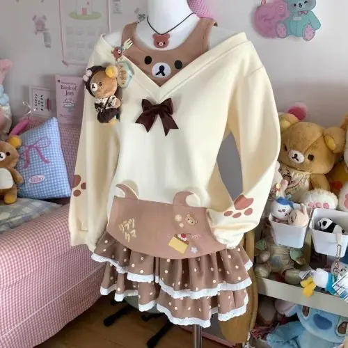 Image de Sweatshirt Kawaii Japonais Femme - Élégant & Décontracté