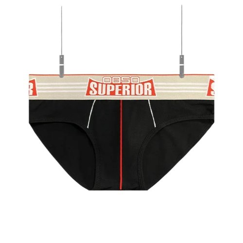 Imagen de Calzoncillos de Algodón para Hombre, Modelo Deportivo y Fitness con Tiro Bajo, Pantalones Triangulares Antidesgaste para Actividad Física y Uso Diario