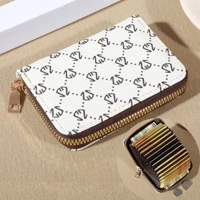 Image de Mini Porte-Cartes à Fermeture Éclair - Pratique & Stylish