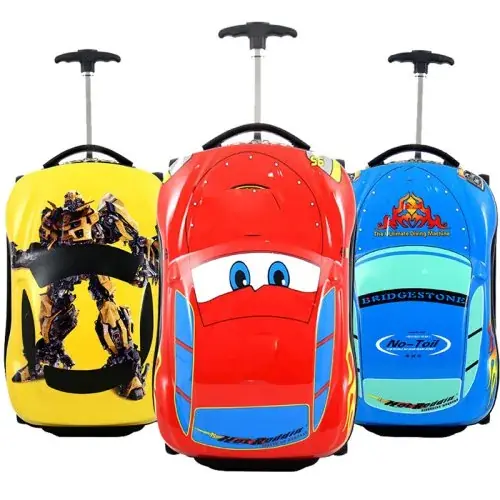 Image de Valises à Roulettes 3D pour Enfants - Bagages de Voyage