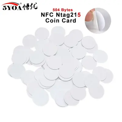 Image de Étiquettes NFC Ultra-Légères 25mm - RFID NTAG215/213