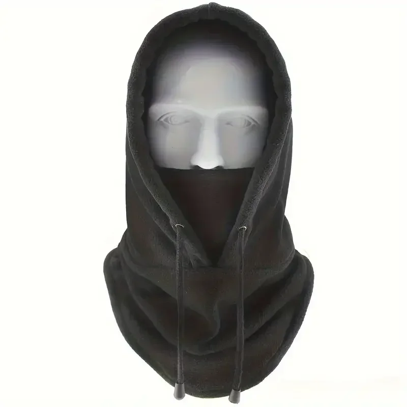 Bild von Warme Wintermütze mit Kapuze – Winddicht & Thermisch für Skifahren & Outdoor