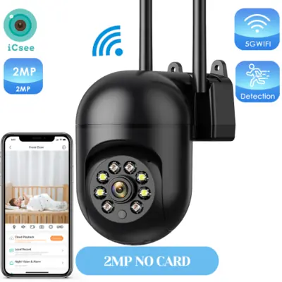 Image de Caméra de Sécurité 4MP WiFi 2K HD avec Suivi Automatique