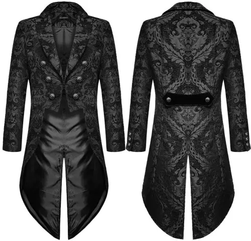 Image de Manteau Steampunk Gothique Doré Homme