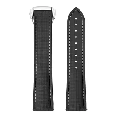 Image de Bracelet caoutchouc fluoré 18-24mm pour montres Omega, Rolex & Tudor