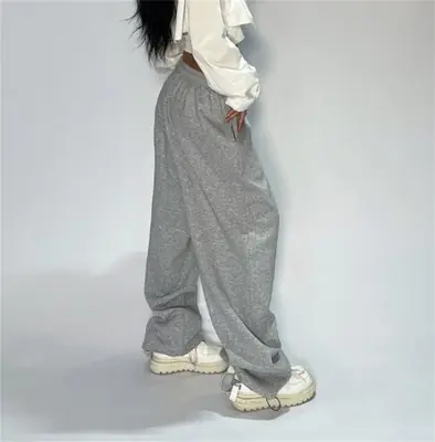 Image de Pantalon Jogging Femme Taille Haute Y2K