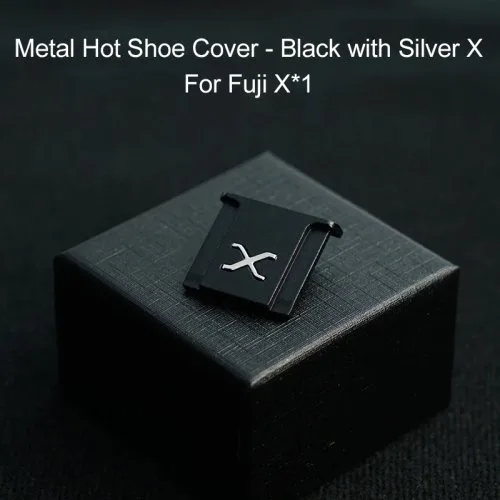 Black with Silver X
