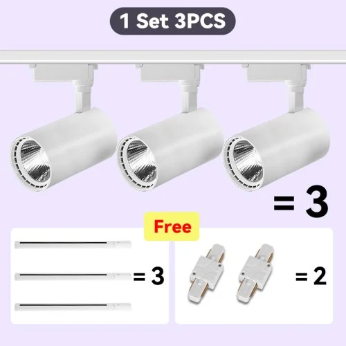 3 luces conjunto blanco
