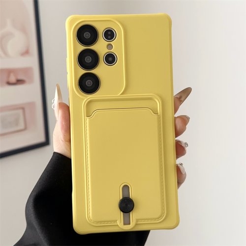 Immagine di Custodia morbida in silicone per Samsung S25 S24 S23 S22 S21 Ultra Plus FE Custodia porta carte a portafoglio per Samsung A56 A55 A72 A36 A53 A35 A54