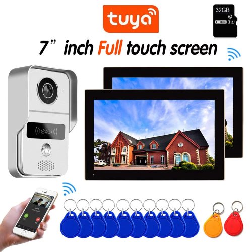 Image de Interphone Vidéo Tuya 7 Pouces - Sécurité Connectée