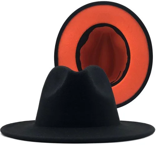 Negro y naranja