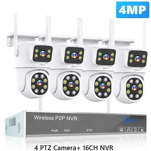 Caméra 4MP à 4 objectifs doubles