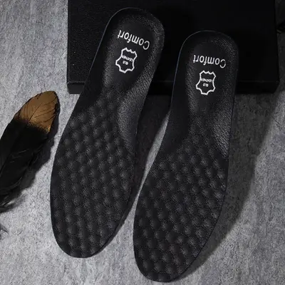 Image de Semelles Orthopédiques en Cuir Anti-Fatigue