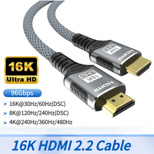 Zdjęcie Kabel HDMI 2.1 8K 120Hz – Ultra HD do PS5, PS6 i Laptopów
