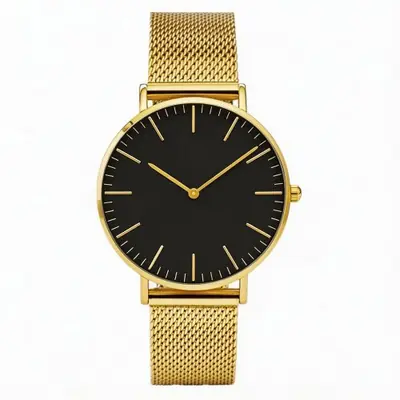 Image de Montre de Luxe pour Femme en Or Rose