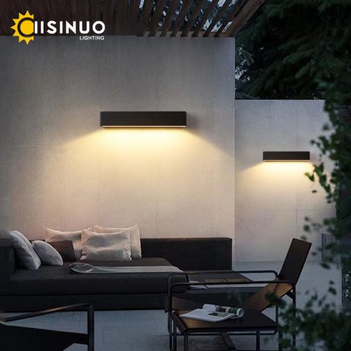 Afbeelding van LED Buitenwandlamp Veranda in Aluminium – Waterdichte Muurlamp IP65 voor Huis, Patio, Deuropening en Garage met Stijlvolle Decoratieve Verlichting