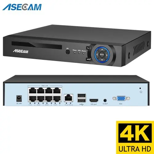 Image de Système de Vidéosurveillance 4K Ultra HD avec Détection Faciale