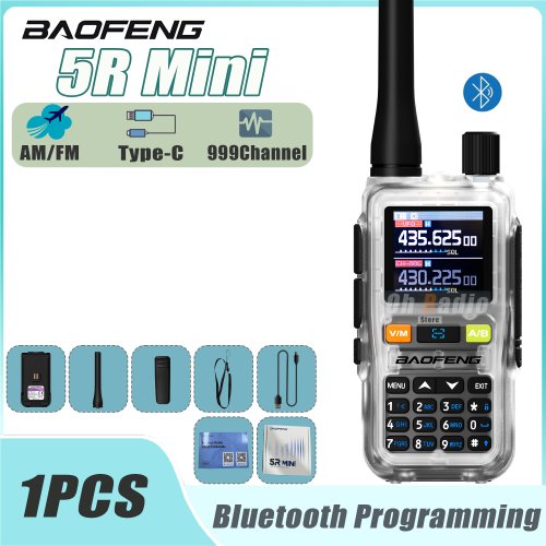 Image de Baofeng UV-5R Mini Talkie-Walkie 999 Canaux UHF/VHF