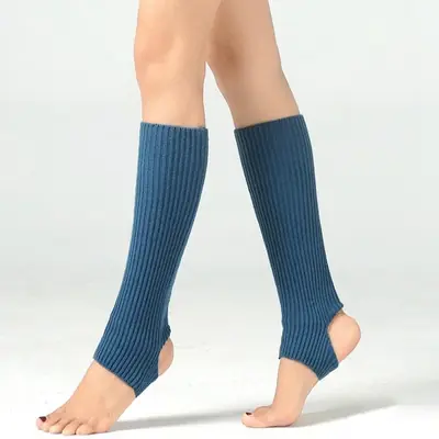 Image de Jambières Hiver Femme - Chaussettes Longues en Laine pour Sport & Danse
