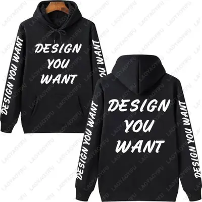Image de Sweat-shirt personnalisé photo, chaud et confortable, unisexe tendance