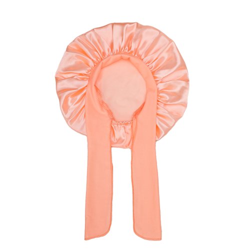 Image de Bonnet de Nuit Enfant Satin Fleuri - Doux & Confortable